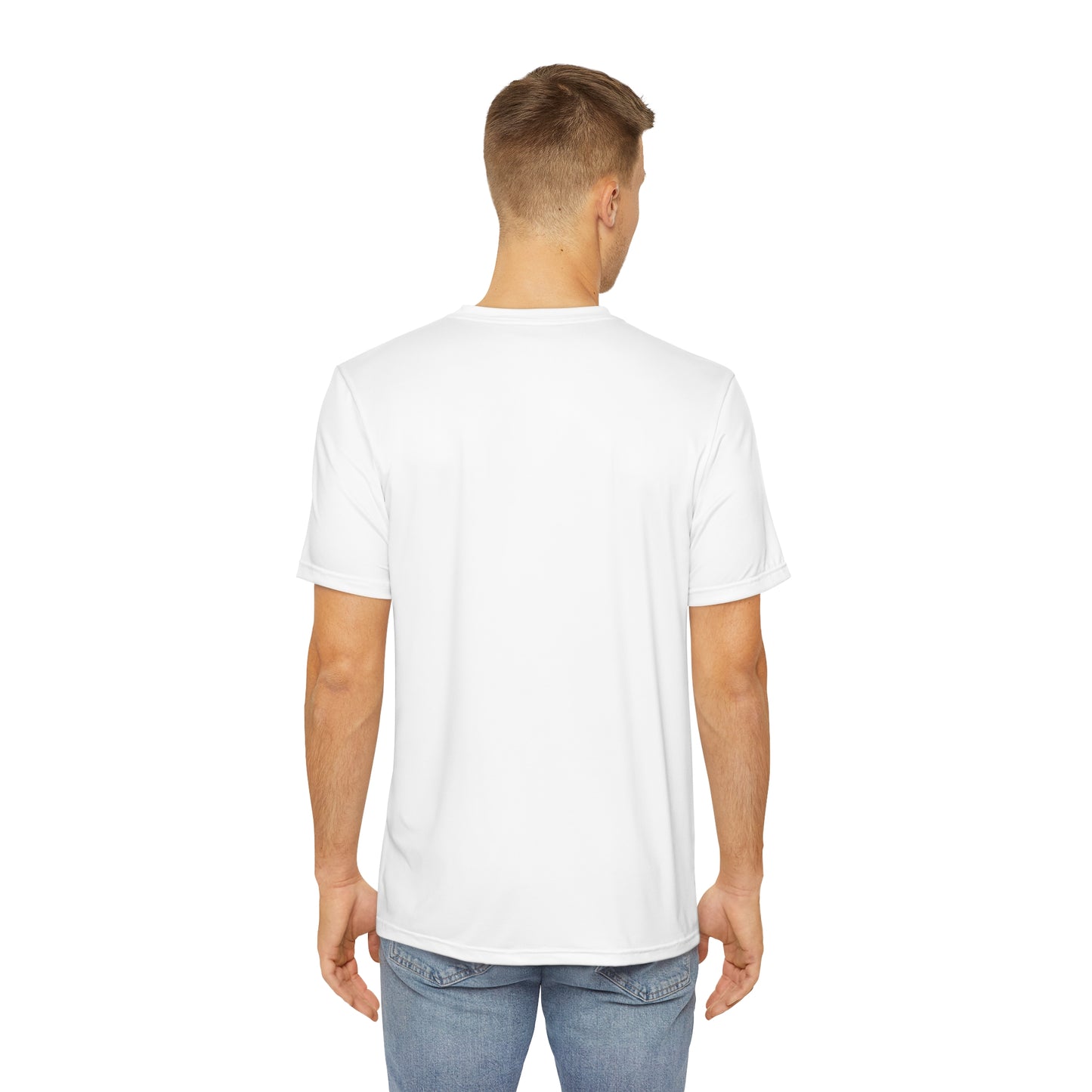 Men's Polyester Tee - Low Vibe Apparel, Casual Fashion, Summer Essentials, Gift for Him, Activewear, Streetwear Style