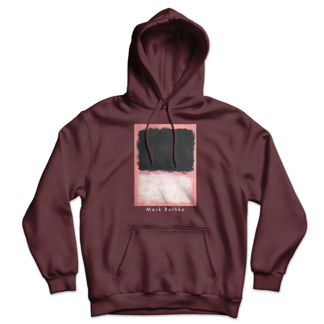 Mark Rothko - Untitled, Pink, Black and White Unisex Hoodie