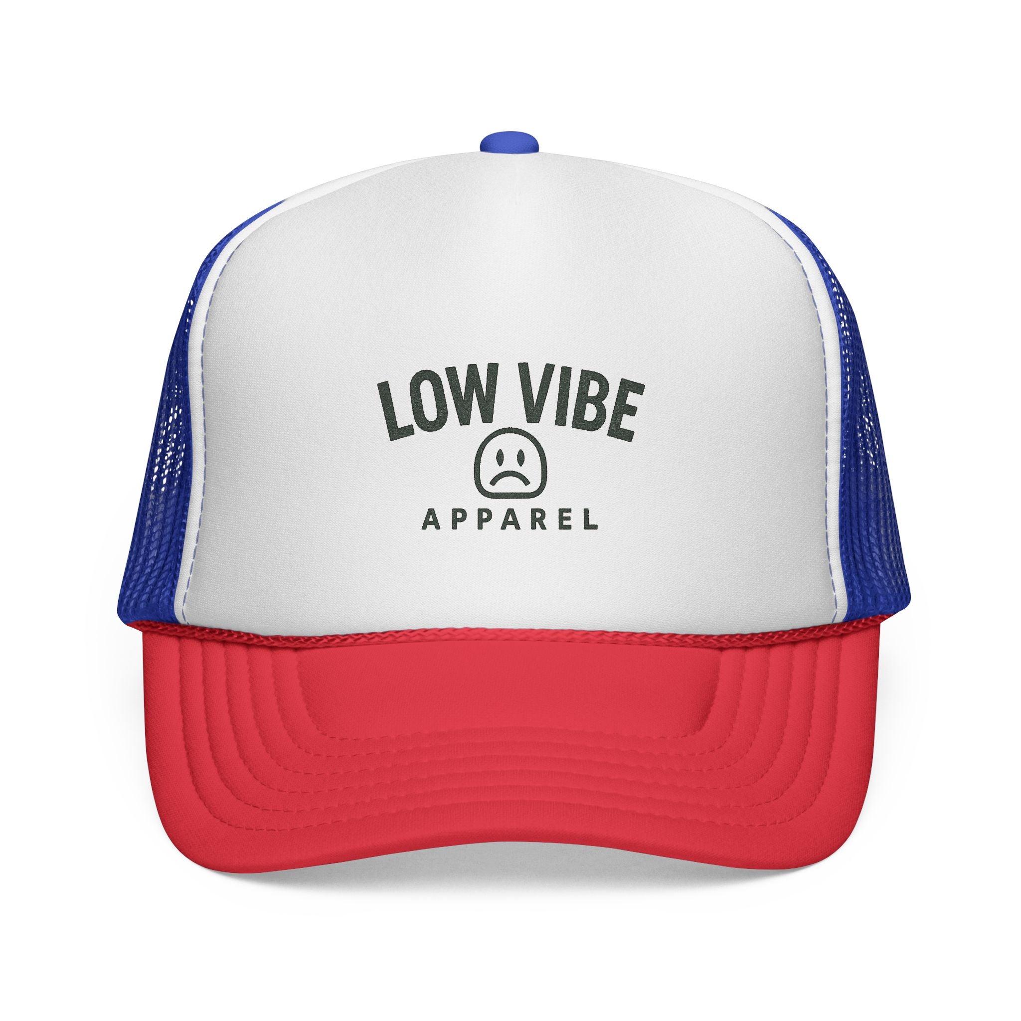 Low Vibe Trucker Cap - Casual Style Hat, Summer Accessory, Everyday Wear, Gift for Friends, Festival Fashion