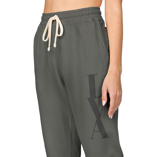 Unisex Garment-Dyed Fleece Sweatpants with Unique Design - Cozy, Casual, Perfect for Lounging, Gifts, and Everyday Wear