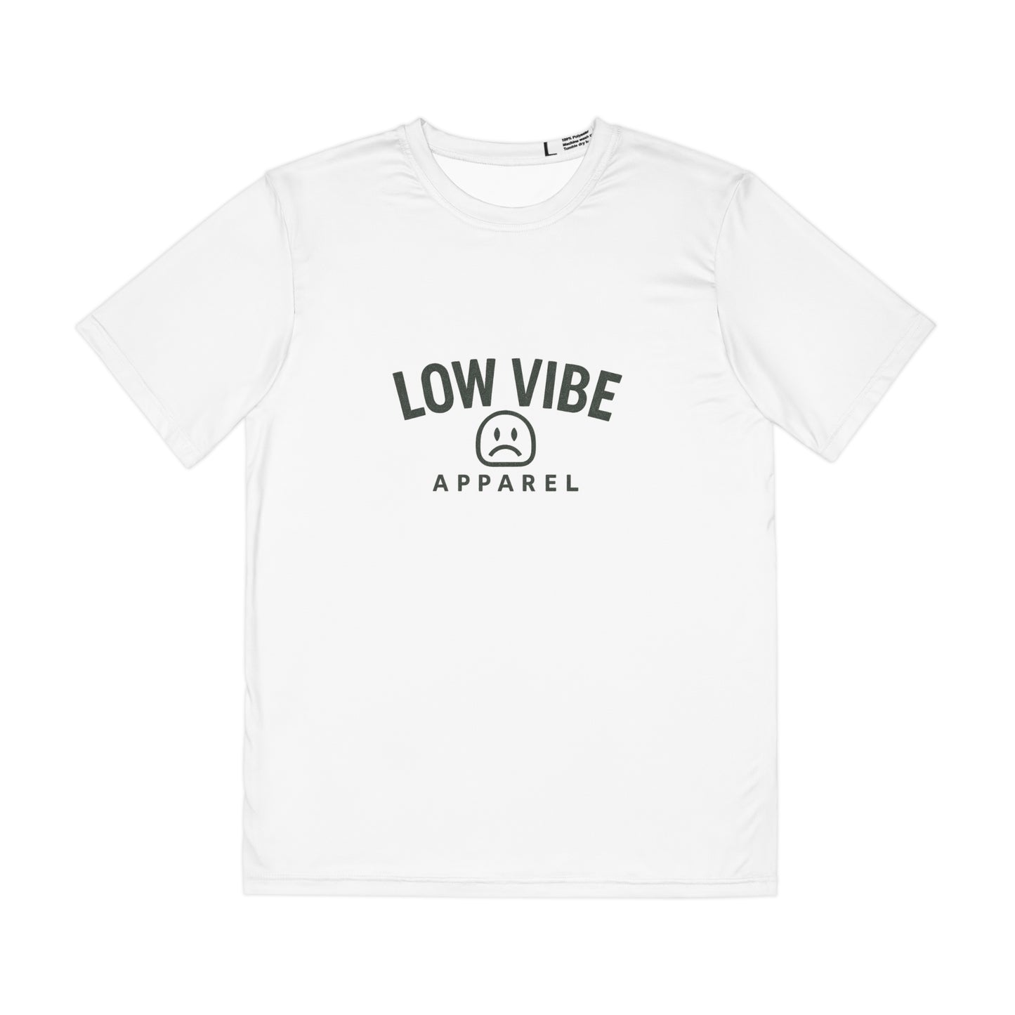 Men's Polyester Tee - Low Vibe Apparel, Casual Fashion, Summer Essentials, Gift for Him, Activewear, Streetwear Style