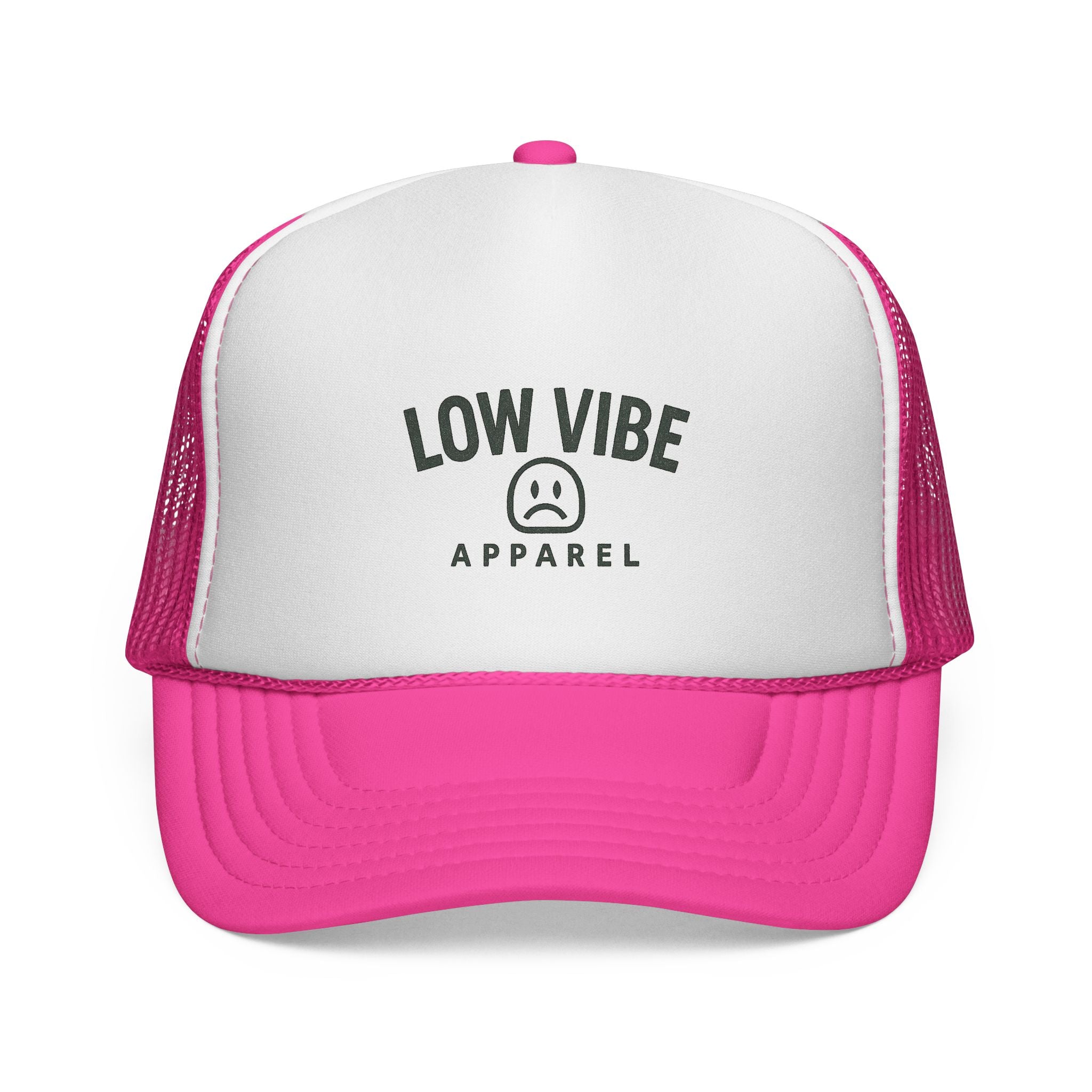 Low Vibe Trucker Cap - Casual Style Hat, Summer Accessory, Everyday Wear, Gift for Friends, Festival Fashion