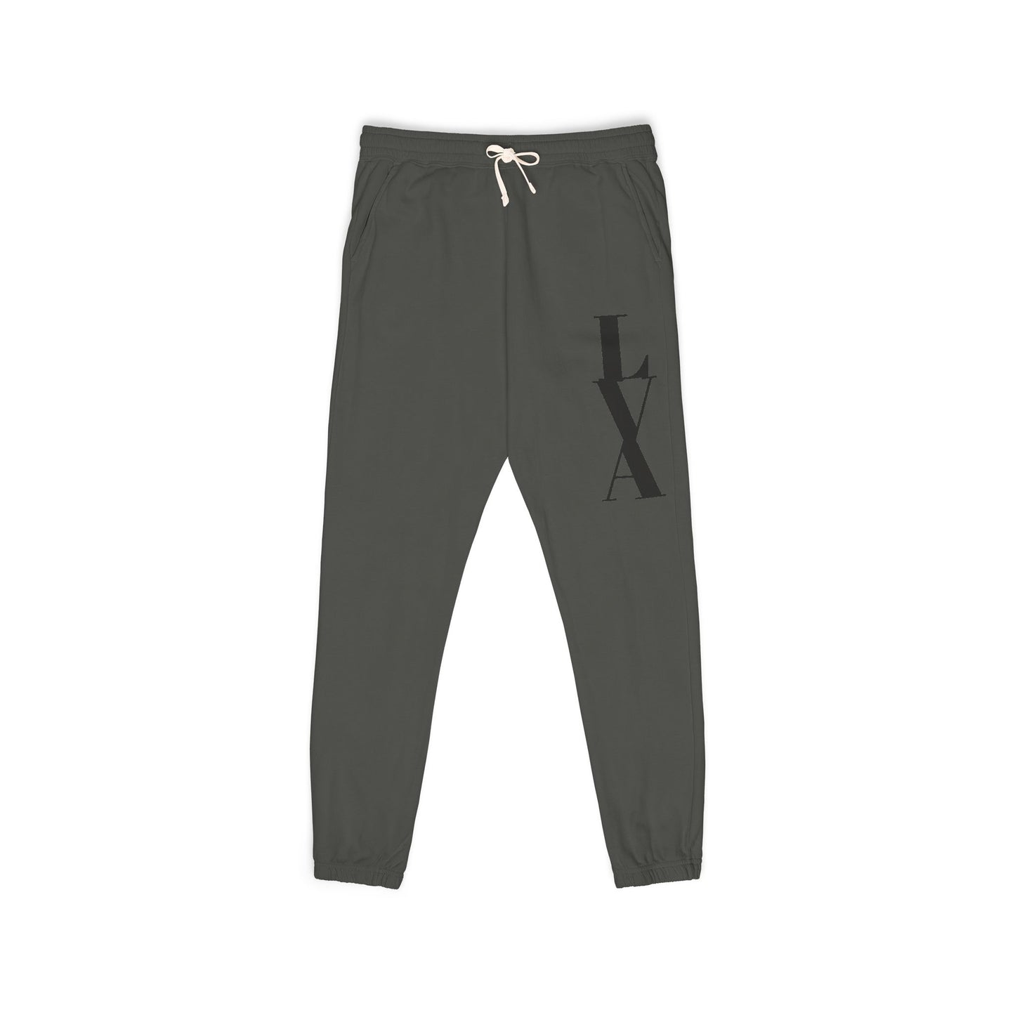 Unisex Garment-Dyed Fleece Sweatpants with Unique Design - Cozy, Casual, Perfect for Lounging, Gifts, and Everyday Wear