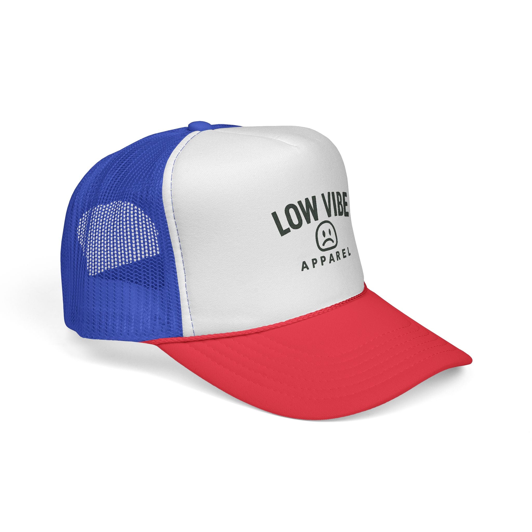 Low Vibe Trucker Cap - Casual Style Hat, Summer Accessory, Everyday Wear, Gift for Friends, Festival Fashion