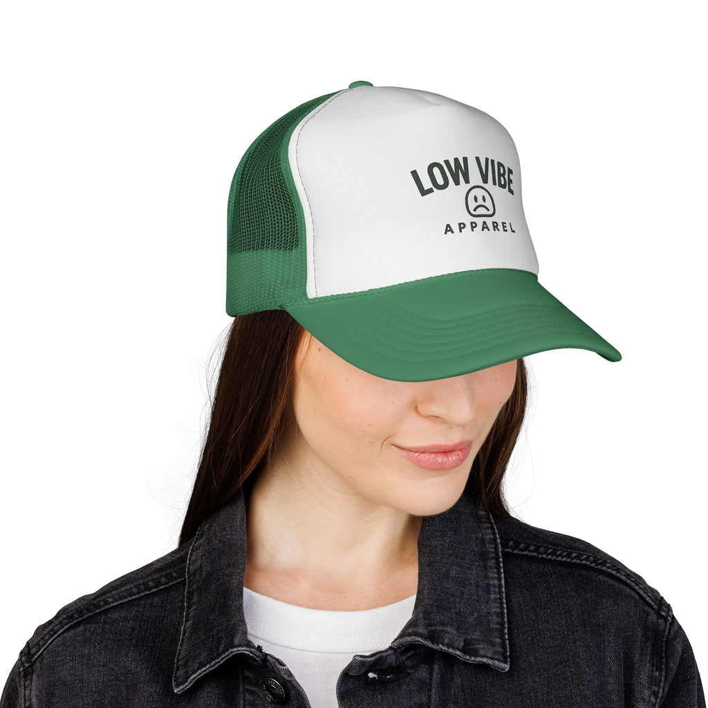 Low Vibe Trucker Cap - Casual Style Hat, Summer Accessory, Everyday Wear, Gift for Friends, Festival Fashion