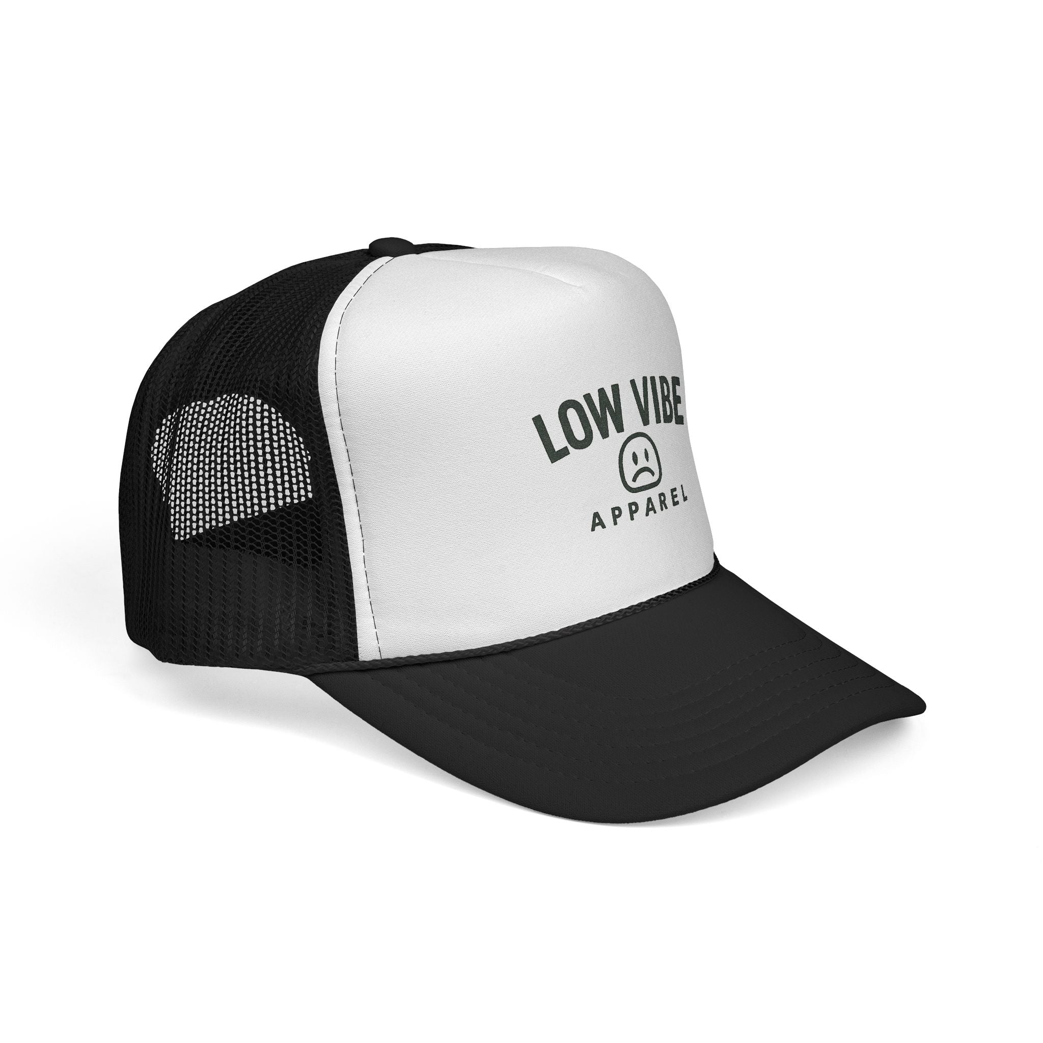 Low Vibe Trucker Cap - Casual Style Hat, Summer Accessory, Everyday Wear, Gift for Friends, Festival Fashion