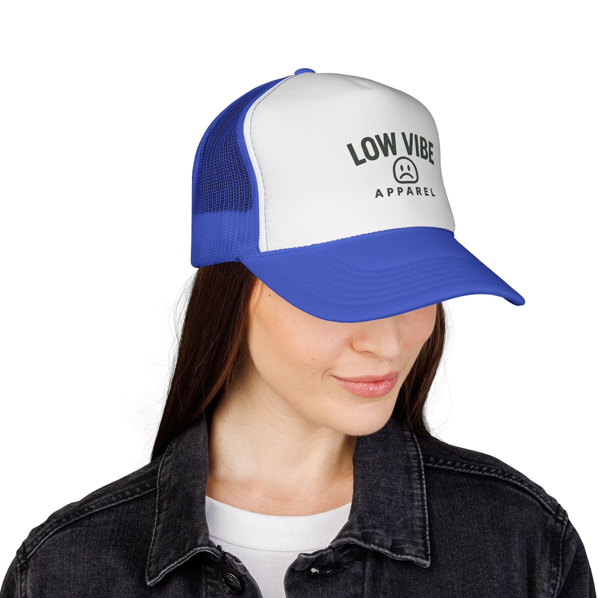 Low Vibe Trucker Cap - Casual Style Hat, Summer Accessory, Everyday Wear, Gift for Friends, Festival Fashion