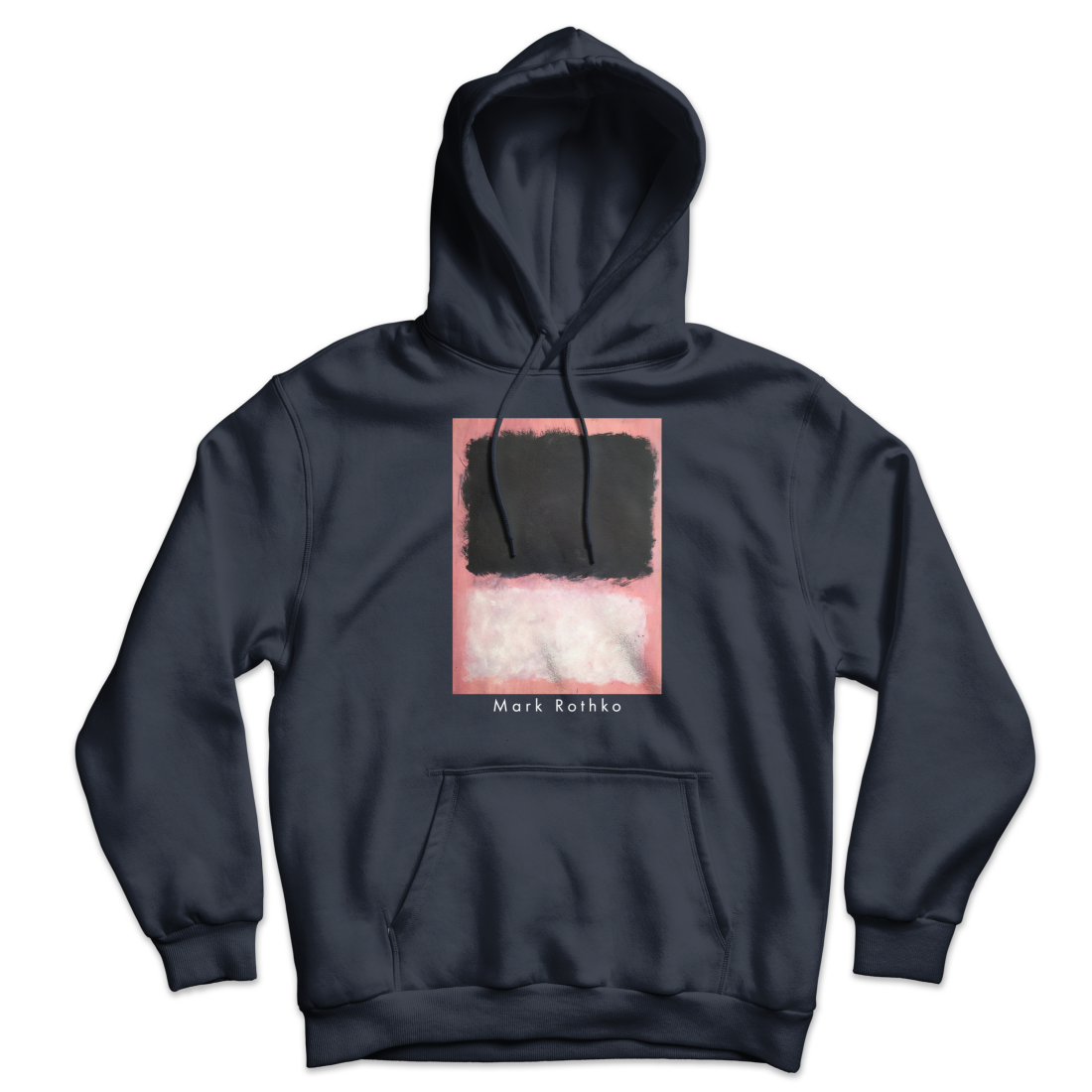 Mark Rothko - Untitled, Pink, Black and White Unisex Hoodie