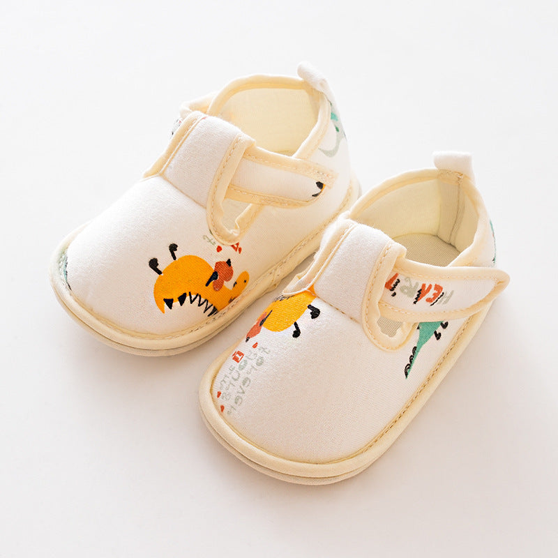 Baby Cartoon Soft Antiskid Hook And Loop Baby/Toddler Shoes Low-6